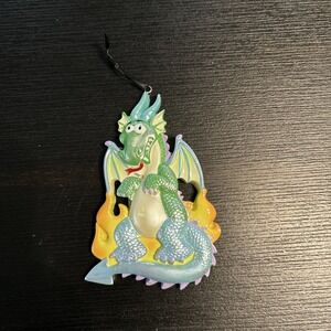 Christmas Ornament Holiday Dragon Wings Fire Can Be Personalized